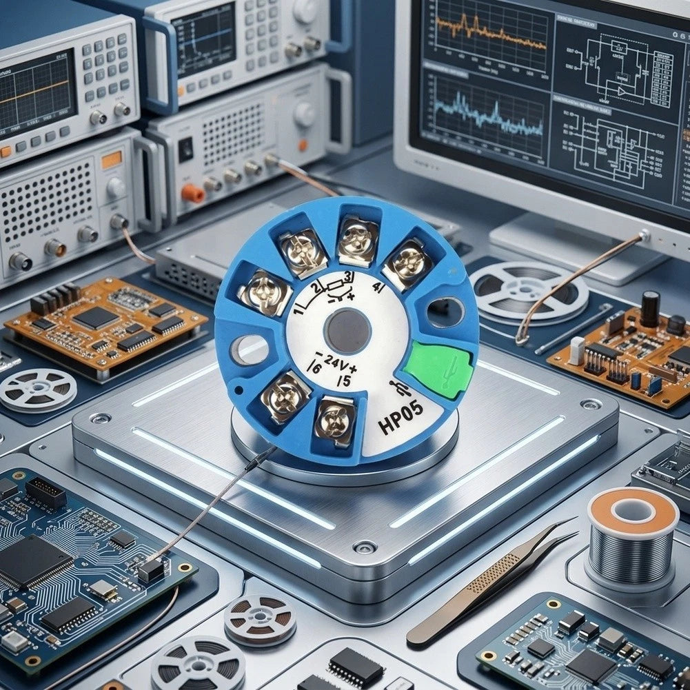 Industrial Grade RTD Transmitter 4-20mA Output 0.1% FS Accuracy