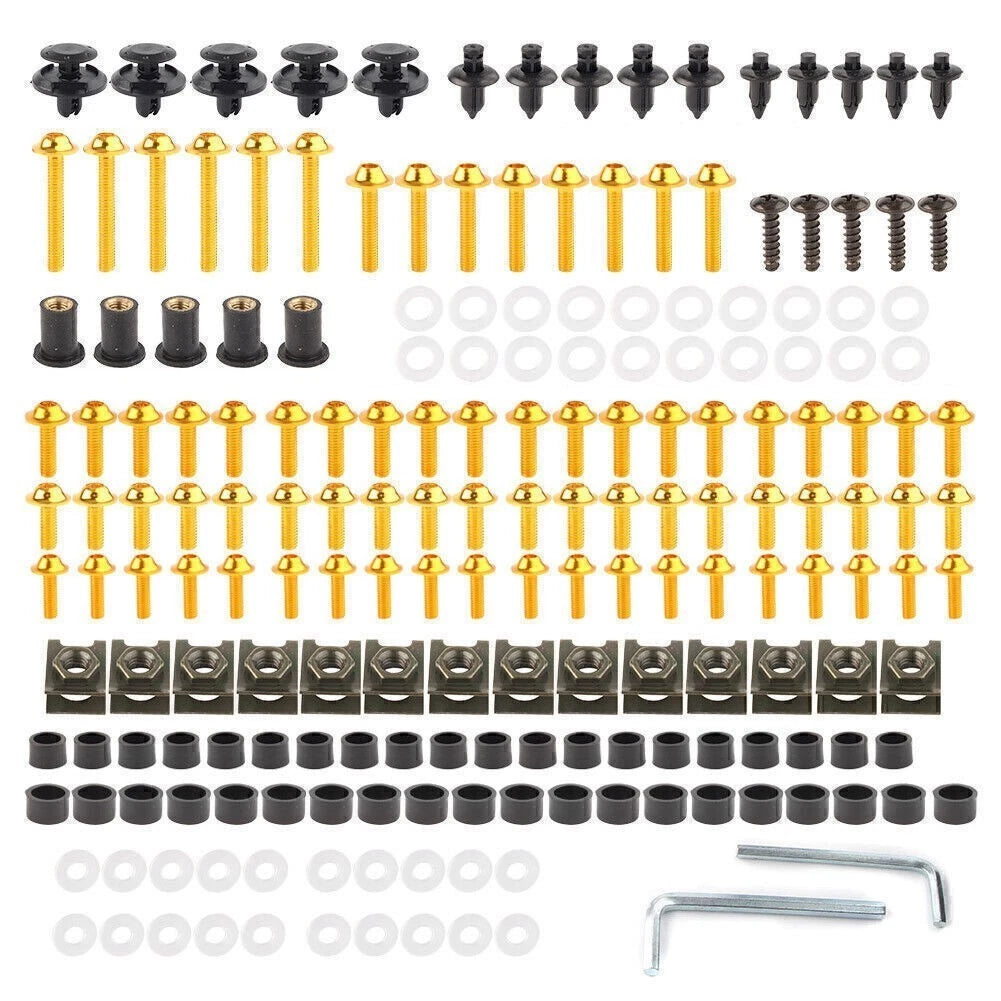Fairing Bolts Kit for Honda Suzuki Motorcycle (Fitment Specific)
