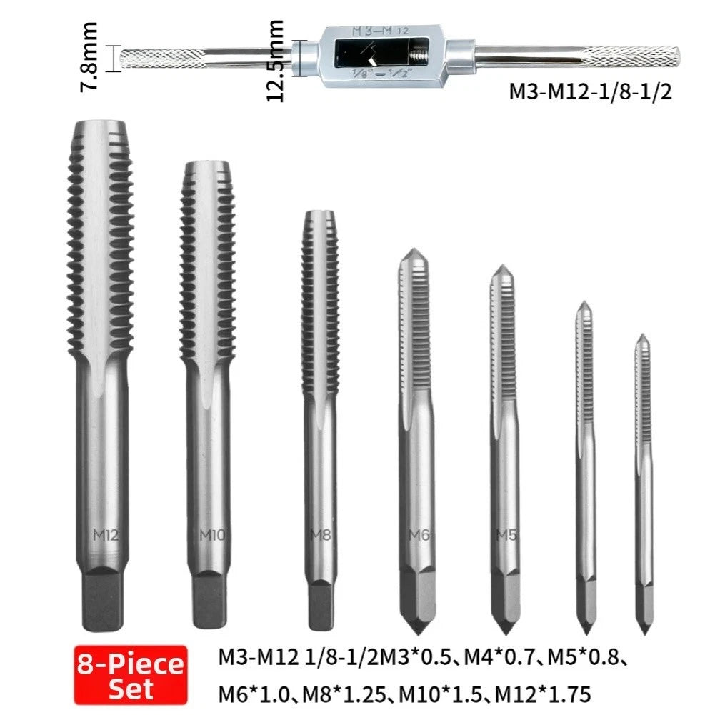 M6 Tap Die Set for DIY and Professional Use (Threading Tools)