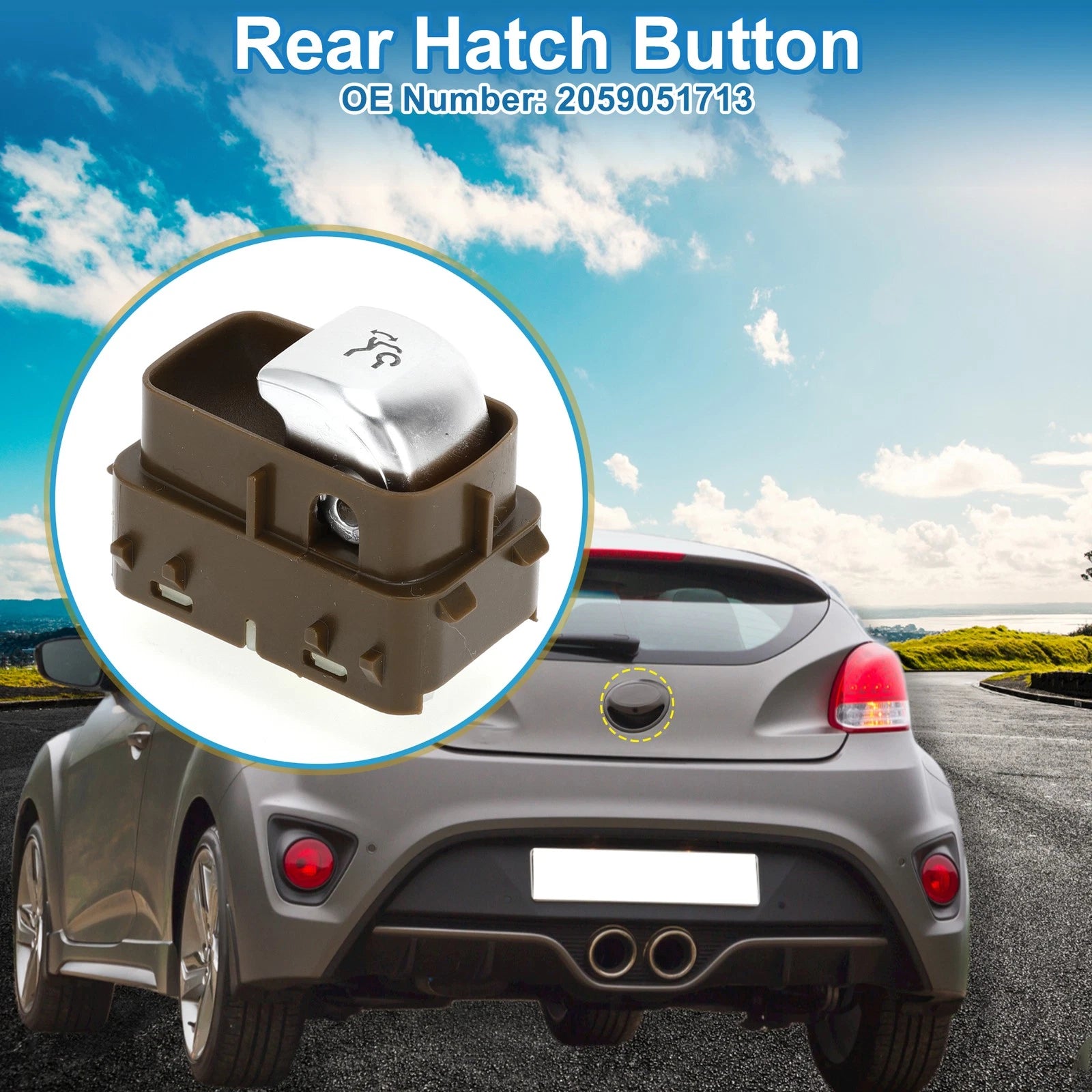 Trunk Release Switch Replacement for Mercedes C300 C400 C63 (2015–2024)