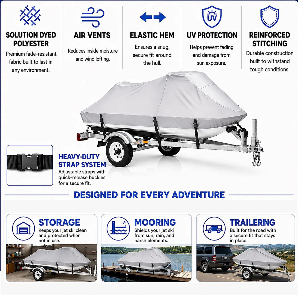 Towable Jet Ski Cover for Bombardier Sea Doo SPI (1993–1996)