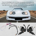Electric Headlight Conversion for Corvette Coupe (1978)