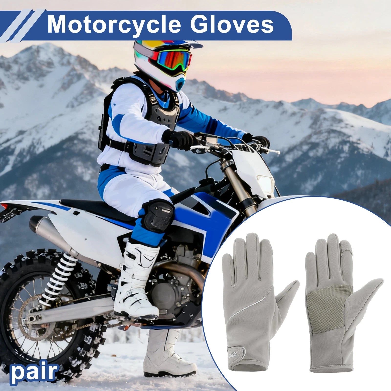 Cycling Gloves for Women Mountain Biking Fingerless Polyester for Gray