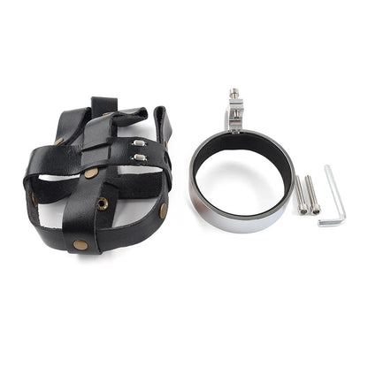 Chrome Drink Basket Cup Holder for Universal Motorcycle (Chopper)