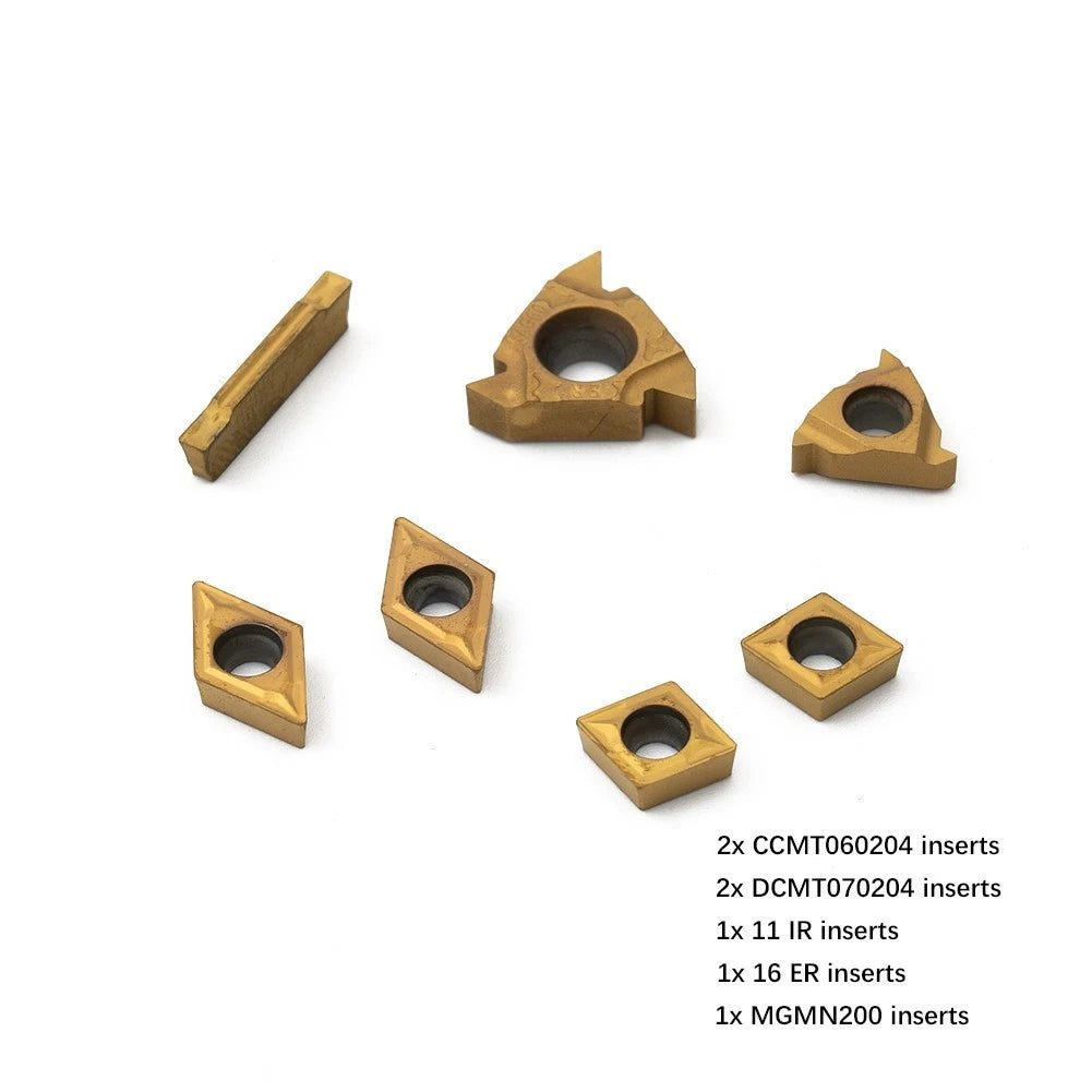 CCMT060204 Inserts for Lathe 12mm Shank Holder (11IR)