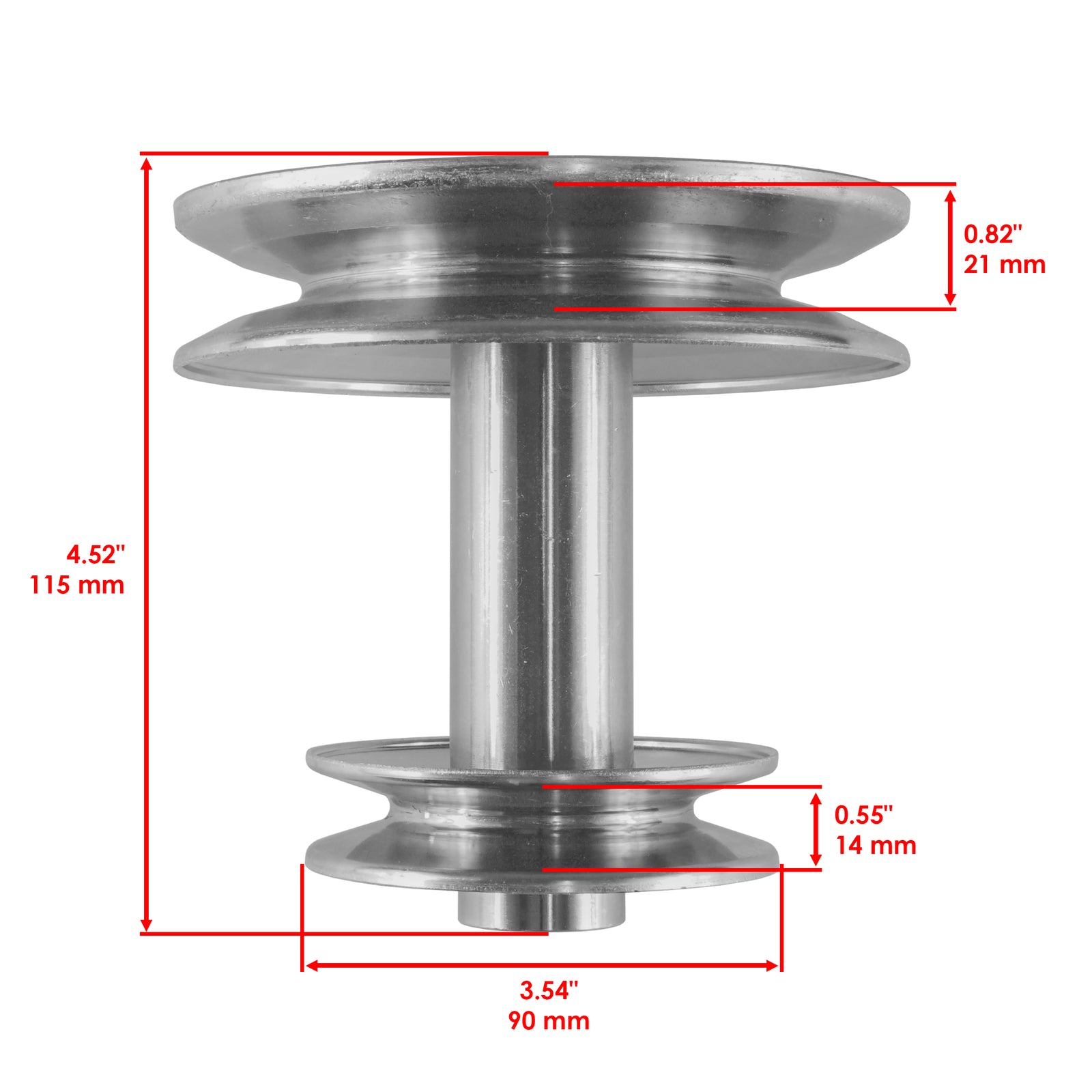 Engine Double Pulley Replacement for Ayp Poulan Husqvarna (1997–1998)