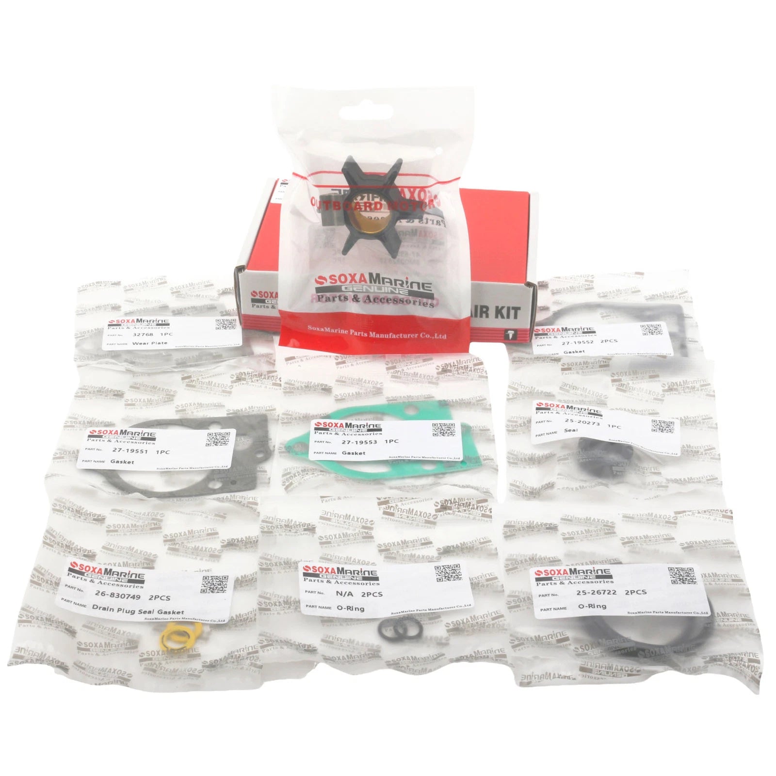 Water Pump Repair Service Kit for Mercury Mariner Outboard