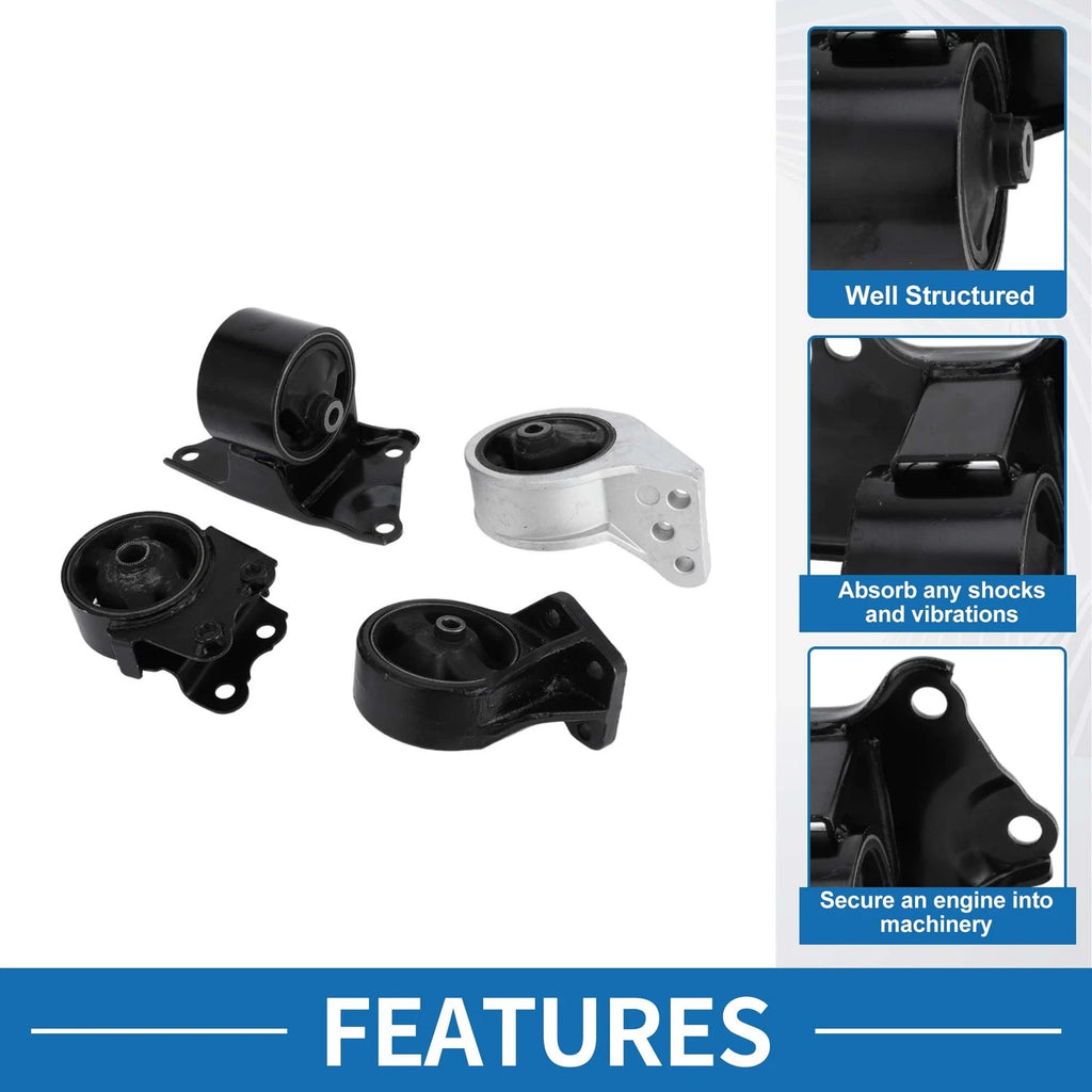 Engine Motor Trans Mount Set for Hyundai Sonata 2.4L (2002–2005)