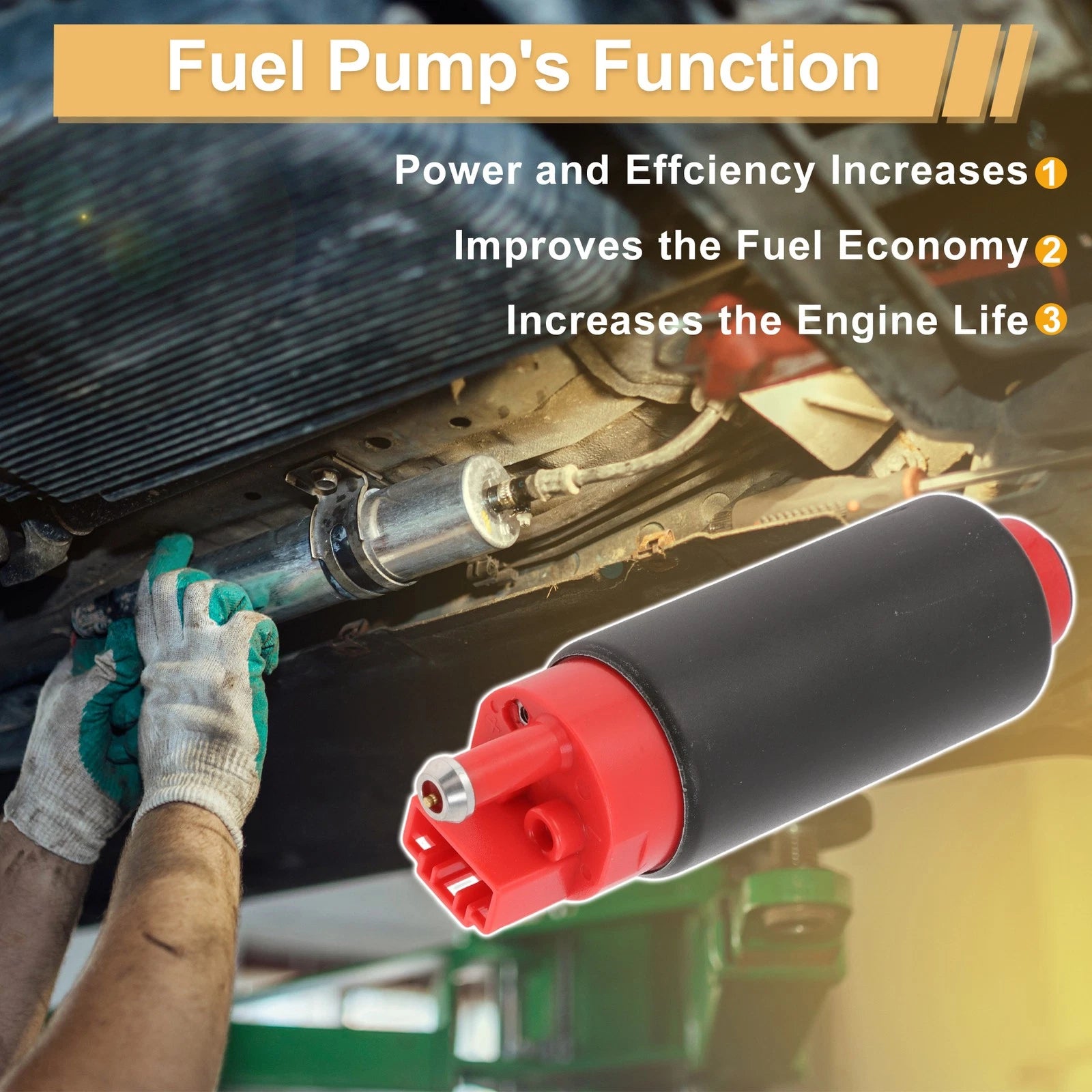 Fuel Pump for BMW E30 (1982–1991) Metal Electric Replacement Set