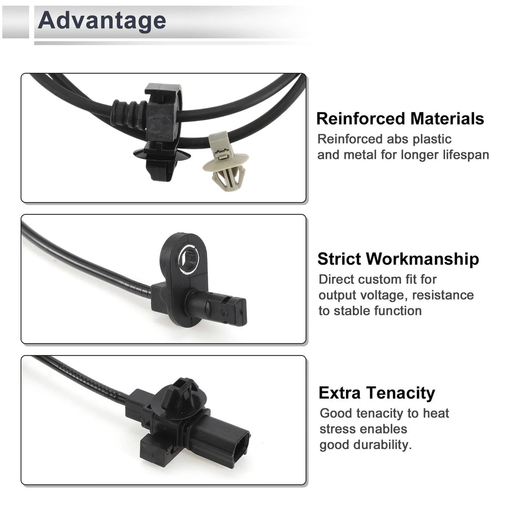ABS Wheel Speed Sensor Rear Right Replacement for Honda CR-Z (2011–2016)