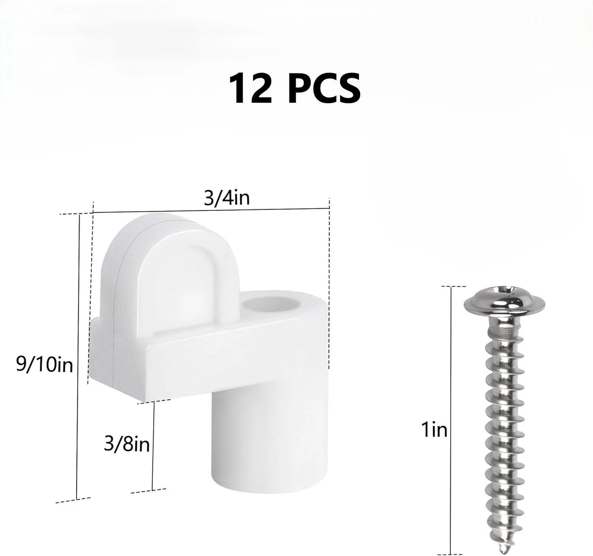 Set of 4 Window Screen Clips for Easy Installation