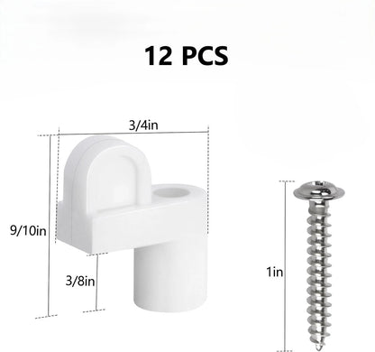 Set of 4 Window Screen Clips for Easy Installation