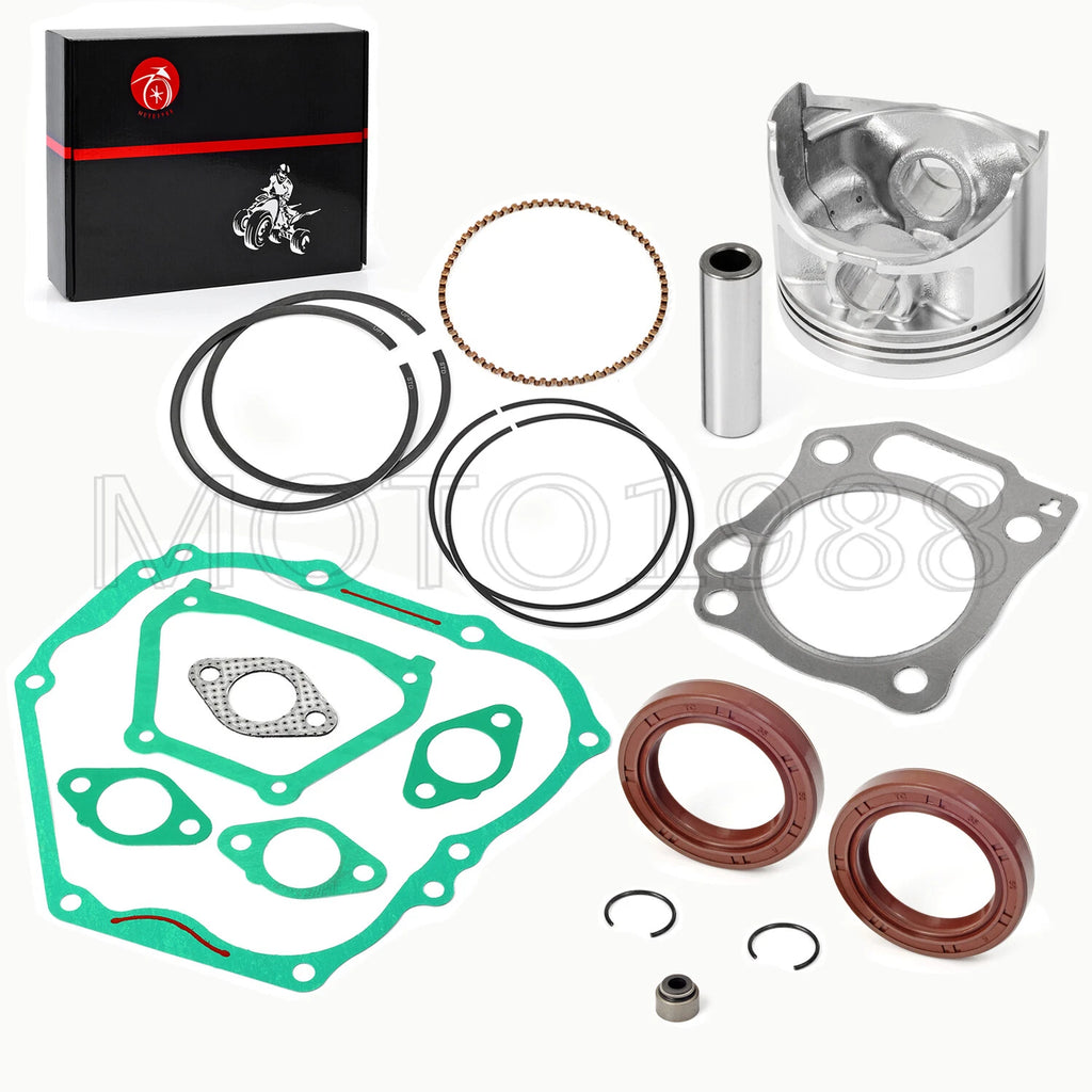 Engine Rebuild Kit with Piston Rings, Gaskets, Seals for Yamaha YDRA (357CC)