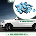 Wheel Opening Retainer Clips Set for Hyundai Santa Fe (2013–2021)