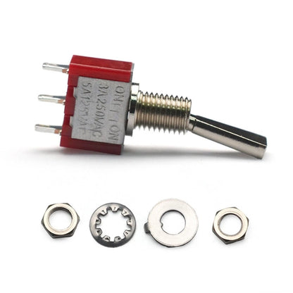 2X ON-ON 3 Pin Electric Guitar Toggle Switch for Mini Guitar Replacement