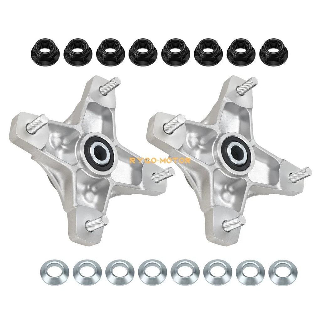 Front Wheel Hubs & Flange Lug Nuts for Honda Sportrax 250 400 (2001–2006)