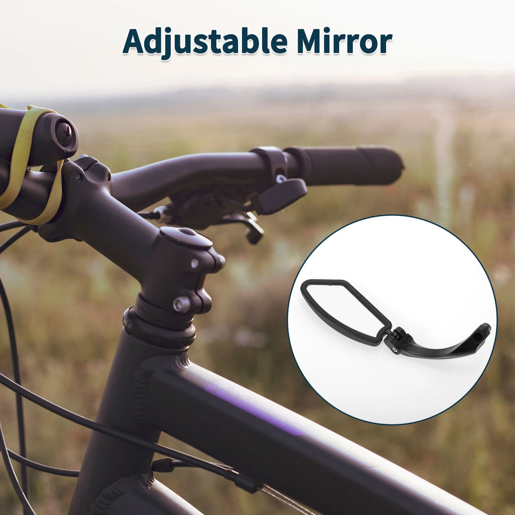 Bike Rearview Mirror Front Right Replacement for Bicycle Mountain Road Bike (1Set)