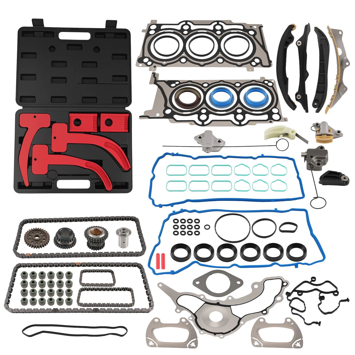 Timing Chain & Head Gasket Set with Tools for Dodge Charger 3.6L V6 (2011–2014)