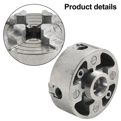 Four-Jaw Chuck with Small Wrench for Metal Mini Lathe