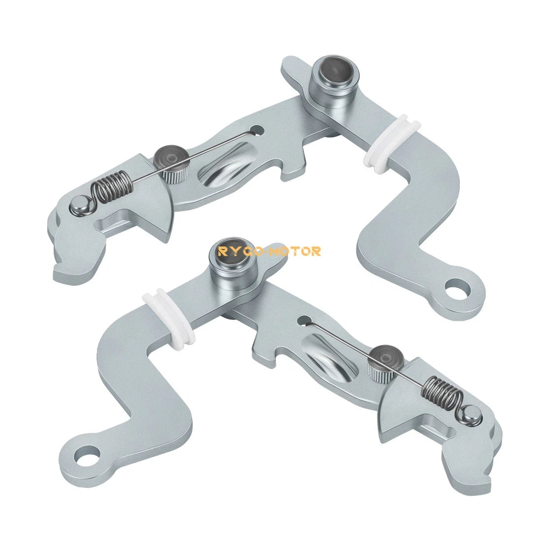 Set of 2 Brake Lever Brackets for Kawasaki Mule 2510 3000 3010 3020 4000 4010
