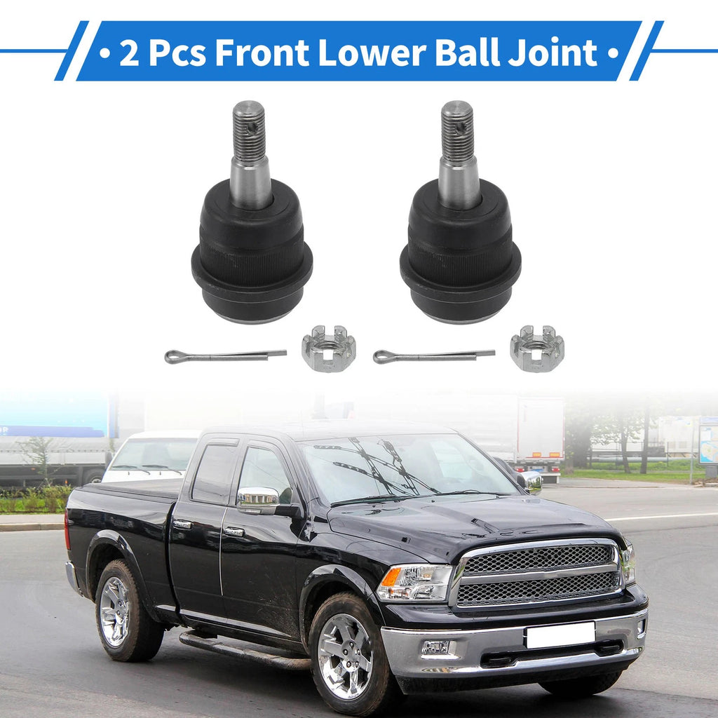 2 Pcs Front Lower Ball Joints Replacement for Dodge Ram 1500 (1994–2001)