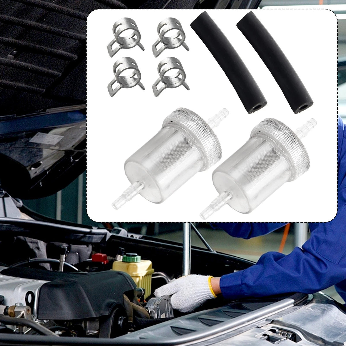 In-line Fuel Filter Upgrade Kit for Eberspacher/Webasto Parking Heater
