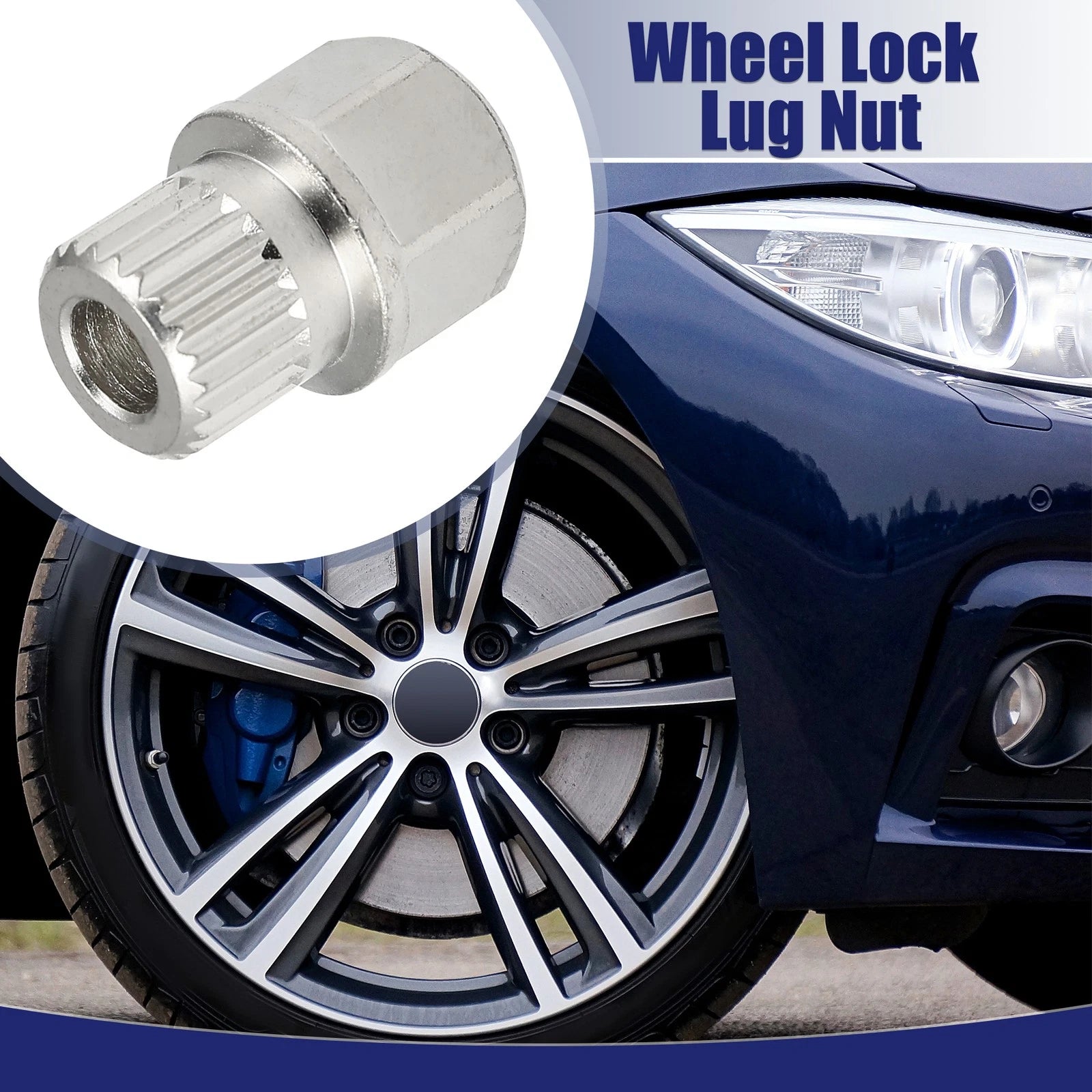 Anti Theft Wheel Lock Lug Nut Key Removal for BMW (2010–2024)