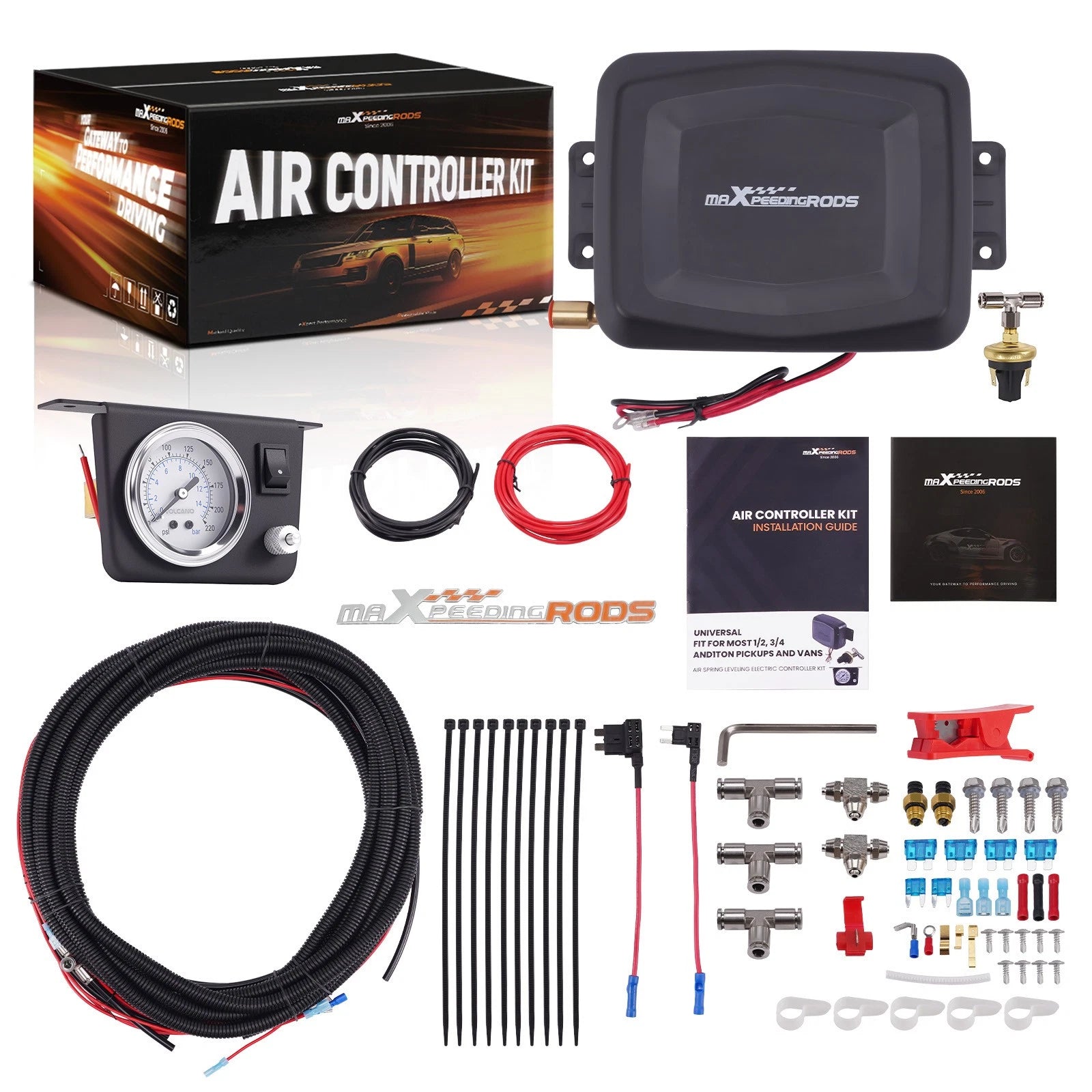 Wireless Air Suspension Controller Kit for Pickups and Vans