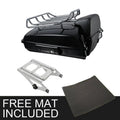 Chrome Trunk Backrest Rack for Harley Touring Road Glide (2014–2026)