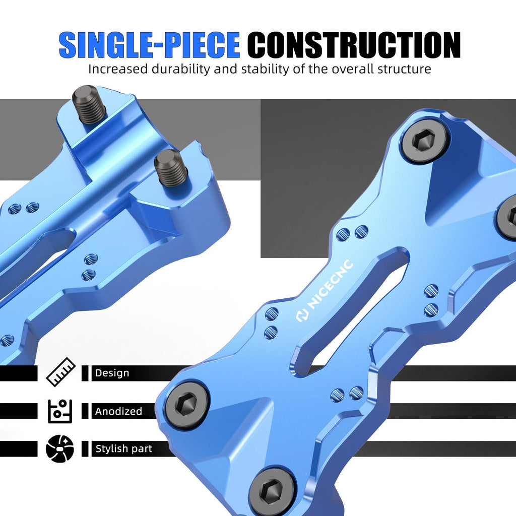 Handlebar Top Clamp Bracket with AMPS Pattern for Yamaha Tenere 700 (2019–2023)