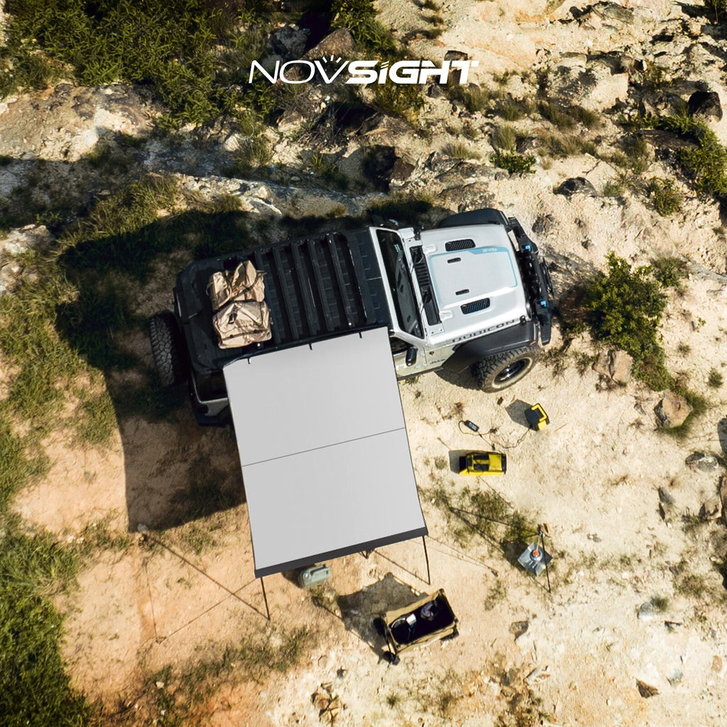 Car Side Awning for SUV Rooftop Tent (5.2' x 8.2')