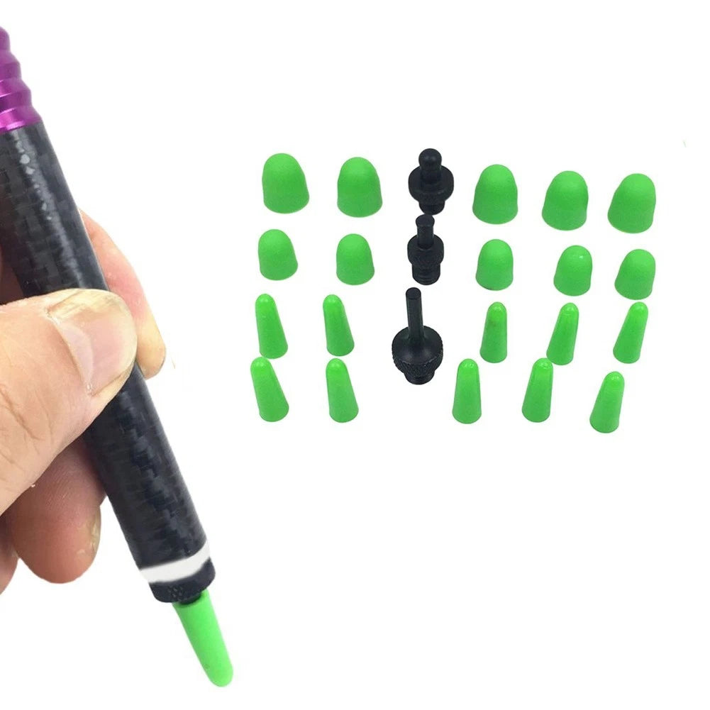 23 Pieces Soft Car Dent Repair Pull Tabs for Effective Body Dent Fixing