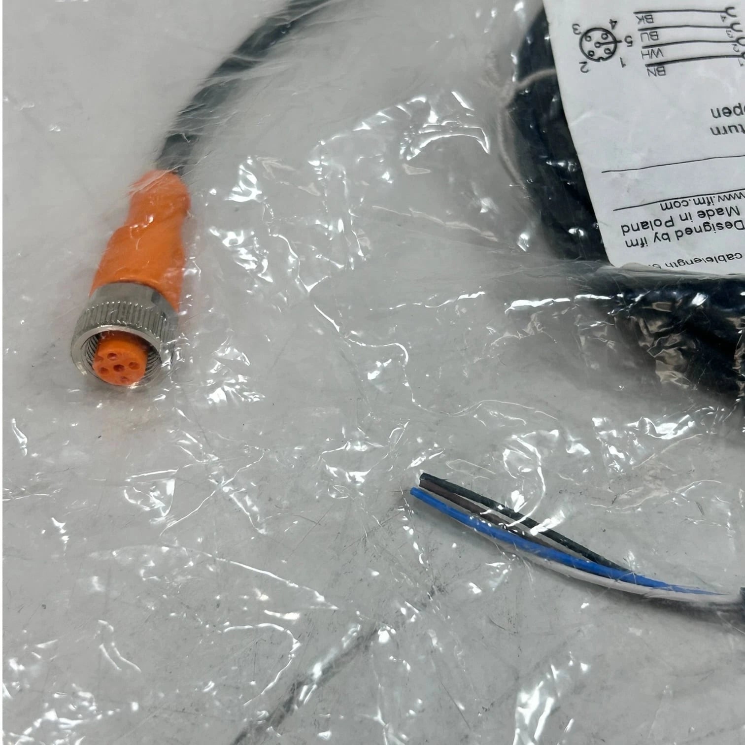 IFM EVC002 Sensor Cable for Ecomat 400 M12 (15FT)