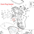 Drain Screw Gasket & Oil Plug Seal for Mercury Mariner Outboard