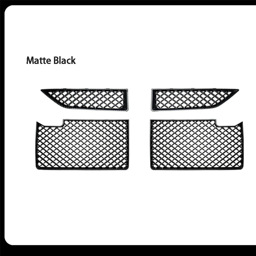 Front Bumper Grille Mesh Protector Easy Installation Protects Against Debris