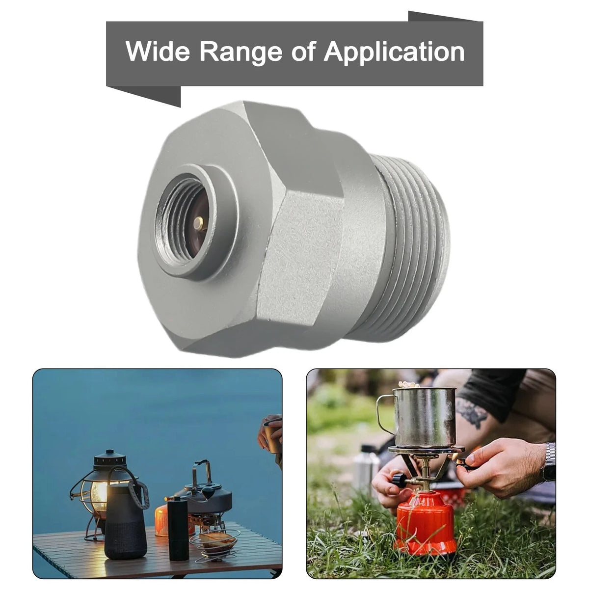 Camping Stove Adapter Valve for Propane Tanks