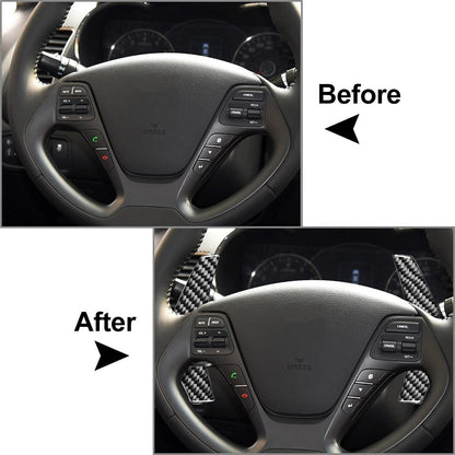 Steering Wheel Shifter Paddle Extensions for Kia Forte K3 Cadenza Ceed (2014–2023)