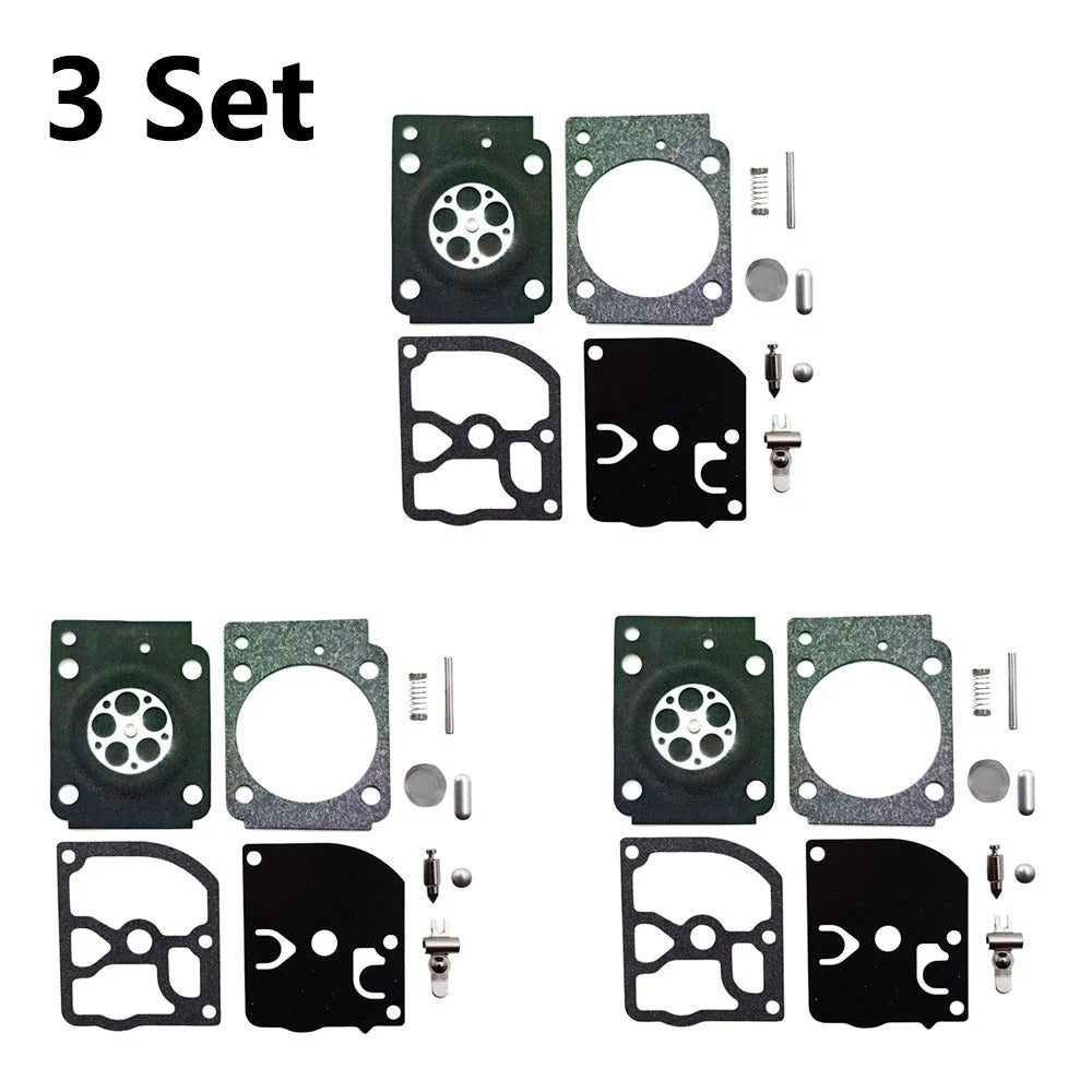 3X Carburetor Rebuild Kit for Stihl FS45 FS46 FS55 HL45 (Z010-001-K009 RB-274)
