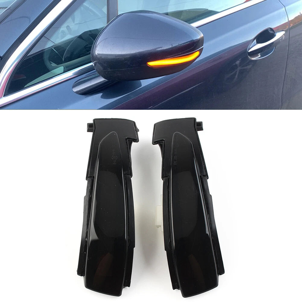 LED Sequential Side Mirror Turn Signal Light for Peugeot 508, Citroen DS5, C4 (2010–2020)