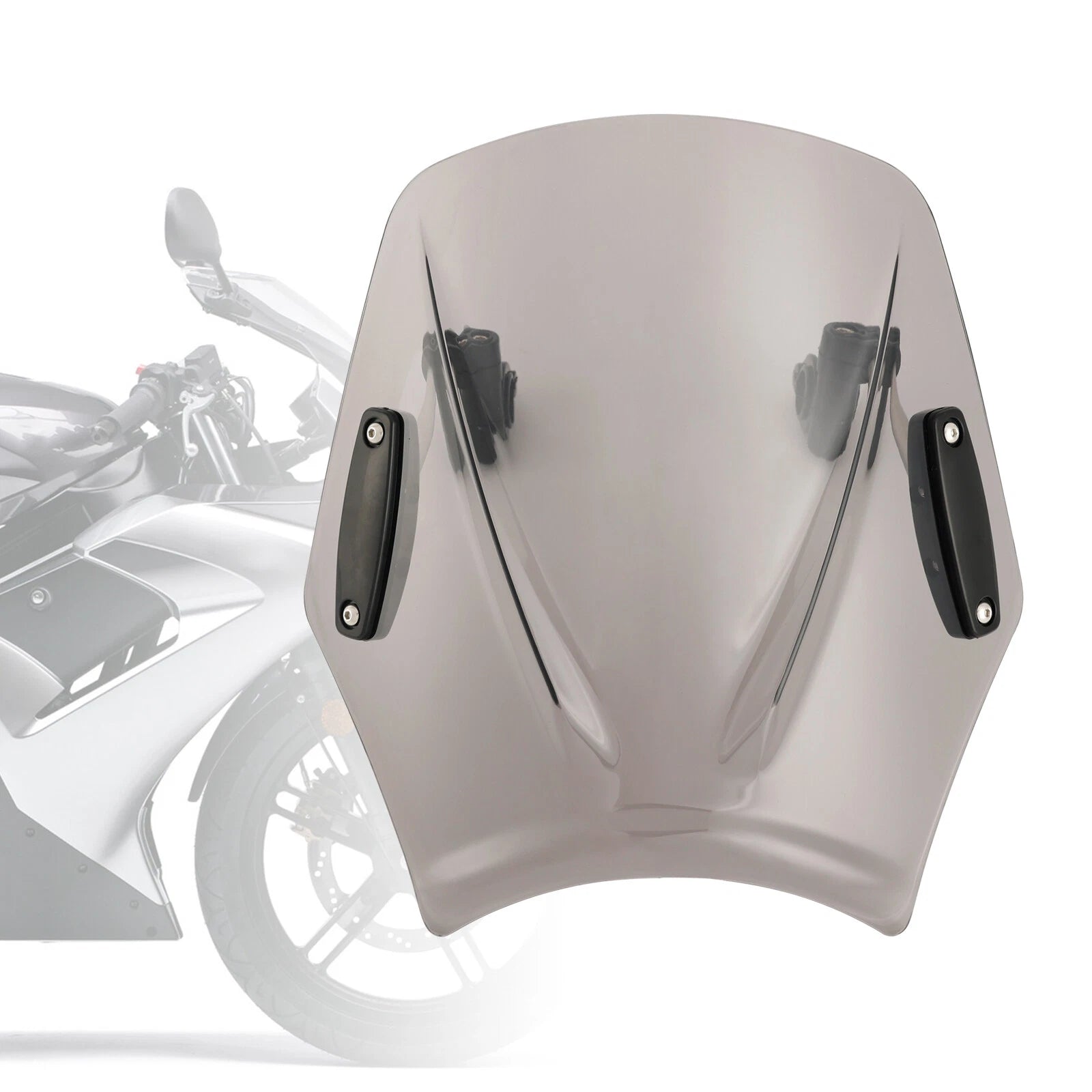 Windshield for Motorcycle with 22mm / 7/8" Handlebar (Universal)