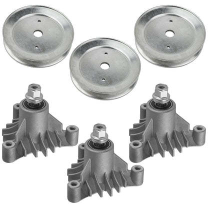 Spindle and Pulley Kit Replacement for Husqvarna YTH 180 (1998–2006)