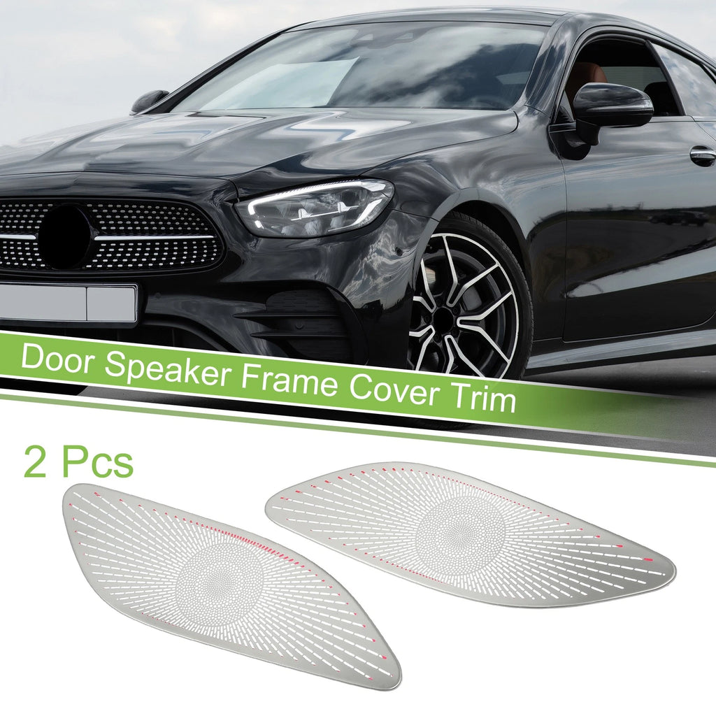 2 Pcs Rear Door Speaker Frame Cover Trim for Mercedes Benz E-Class (2017–2022)
