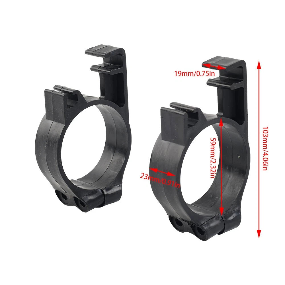 2X Front Fork Slider Guard Protector Clamp for Kawasaki KDX200 KDX250 (1990–2006)