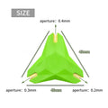 Lightweight Line Stripping Tool for Coated Braid (6x5x1cm) Green Plastic