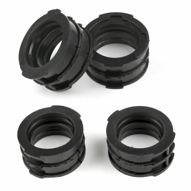 Set of 2 Carburetor Intake Flange Boots for Yamaha Vmax VMX1200 (1985–2007) 1FK-13597 T9