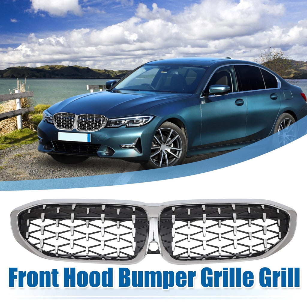 Front Hood Bumper Grille Grill Replacement for BMW 330i 330e M340i