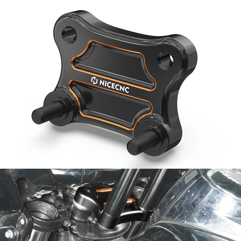 Handlebar Riser Adapter Plate for Harley Street Glide FLHX (2006–2023)
