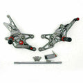 Rearset foot pegs for Yamaha R1 (2007–2008) Gray T9