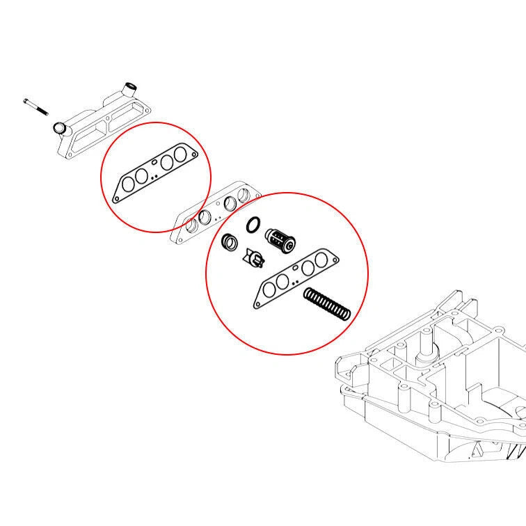 Thermostat for Johnson Evinrude 85-140 V4 (1985–1995) 18-3673 / 340975 / 340976