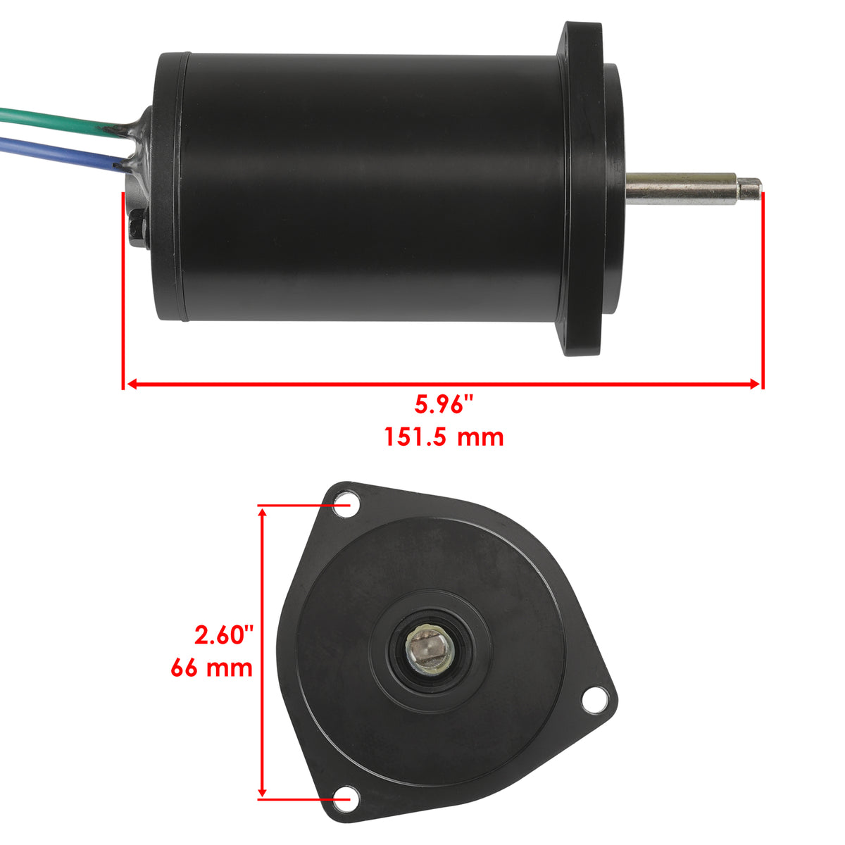 Tilt Trim Motor Replacement for Yamaha Outboard CS3 69W (2000–2018)